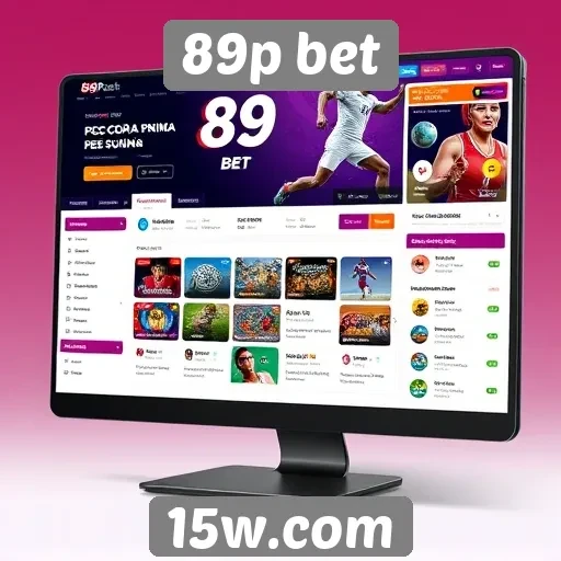 Usabilidade e interface do site 89p bet
